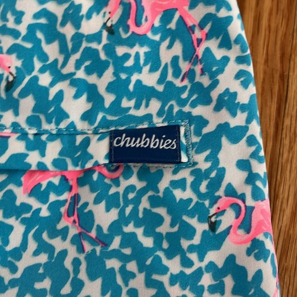 CHUBBIES domingos are for flamingos 7inch board shorts size L - Picture 3 of 6